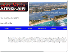 Tablet Screenshot of comfortservice.us
